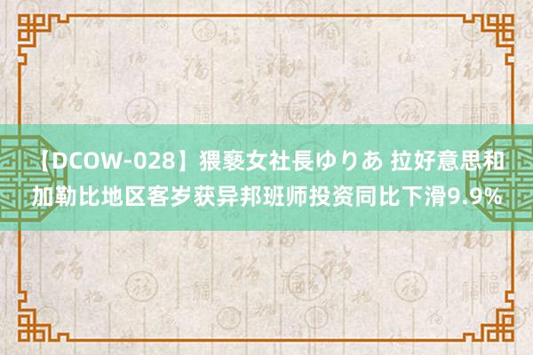【DCOW-028】猥褻女社長ゆりあ 拉好意思和加勒比地区客岁获异邦班师投资同比下滑9.9%