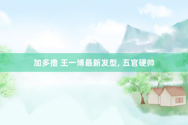 加多撸 王一博最新发型, 五官硬帅